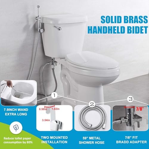 SonTiy Handheld Bidet Sprayer for Toilet with Adjustable Water Pressure